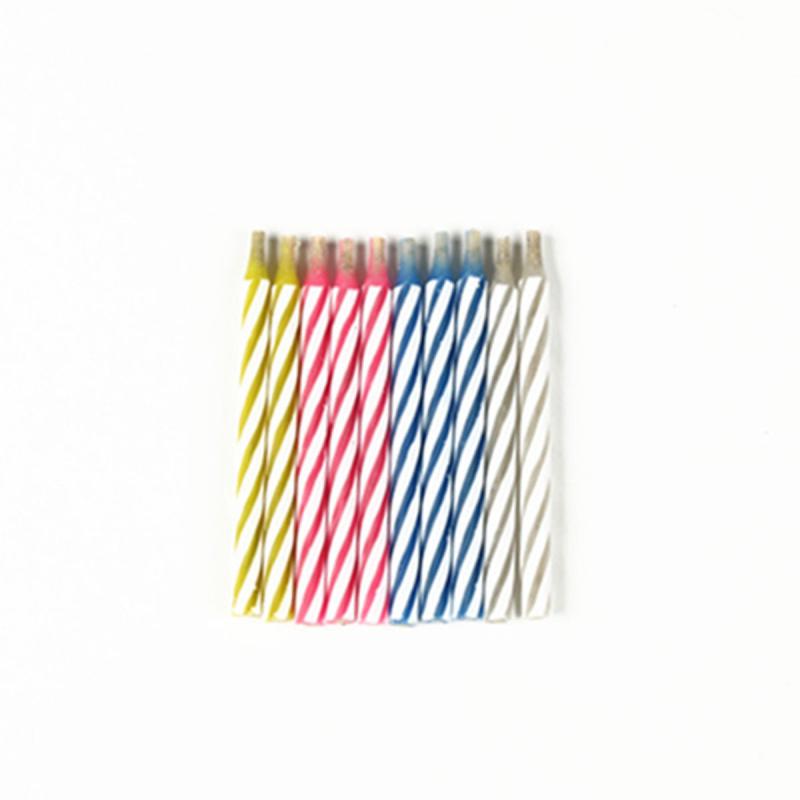 10pcs Birthday Party Blowing Candle Cake Decorations Holiday Decor