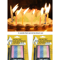 10pcs Birthday Party Blowing Candle Cake Decorations Holiday Decor