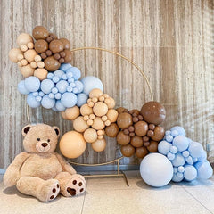 Boho Balloon Kit: Retro Cocoa & Apricot Double Layer Balloons