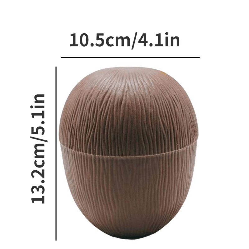 12pcs Summer Hawaiian Party Coconut Cup Set 500ml Hawaii Pool Party Supplies