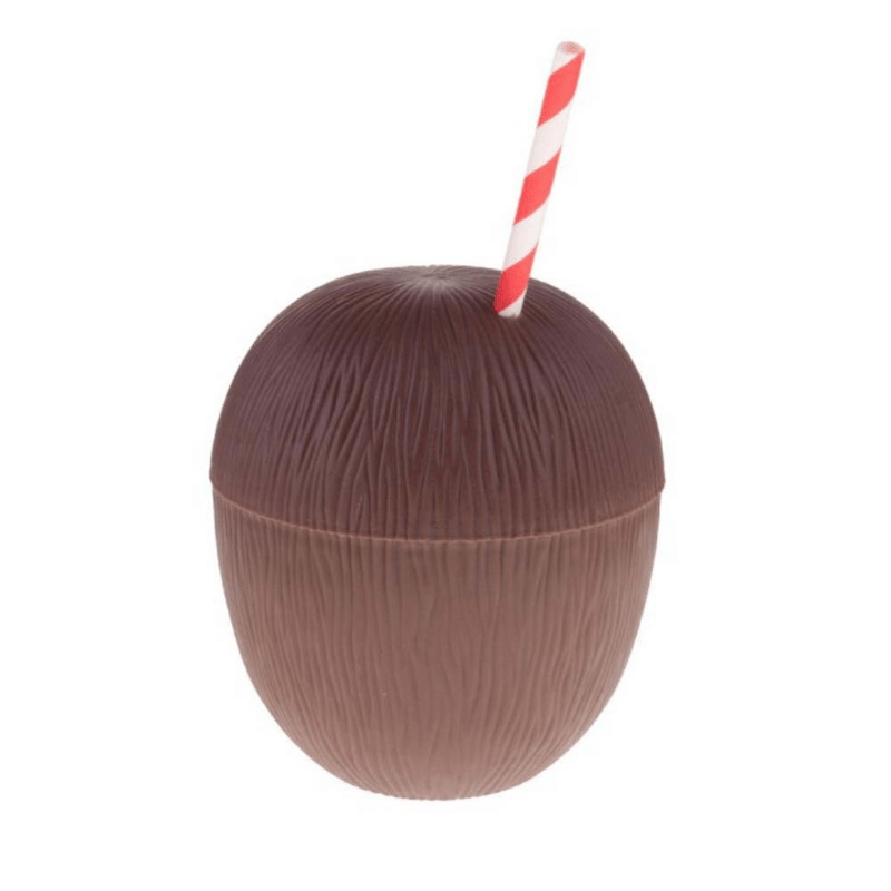 12pcs Summer Hawaiian Party Coconut Cup Set 500ml Hawaii Pool Party Supplies