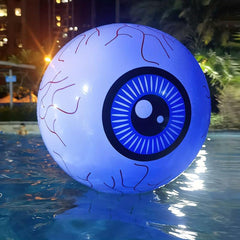 2pcs Halloween Inflatables Eyeball 20in with Remote Control LED Light Up Bloodsh