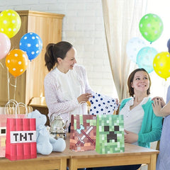 Pixel Painting Gift Bag 12pcs for Candy & Party, Ideal for Bridesmaid Birthdays