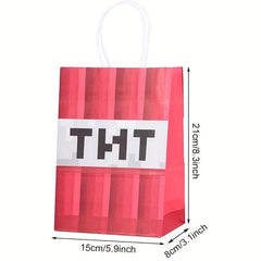 Pixel Painting Gift Bag 12pcs for Candy & Party, Ideal for Bridesmaid Birthdays