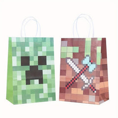 Pixel Painting Gift Bag 12pcs for Candy & Party, Ideal for Bridesmaid Birthdays