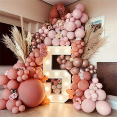 144pcs Pink Balloons Arch Garland Set for Party Decorations