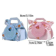 6pcs Baby Shower Candy Box Party Supplies