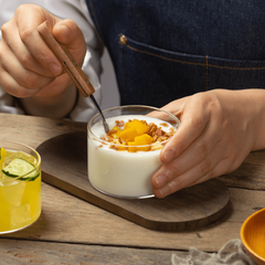 Clear Glass Pudding Bowl Set 190ml Capacity