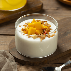 Clear Glass Pudding Bowl Set 190ml Capacity