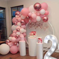 109pcs Macaron Pink Balloon Garland Arch Kit Wedding Birthday Party Decoration