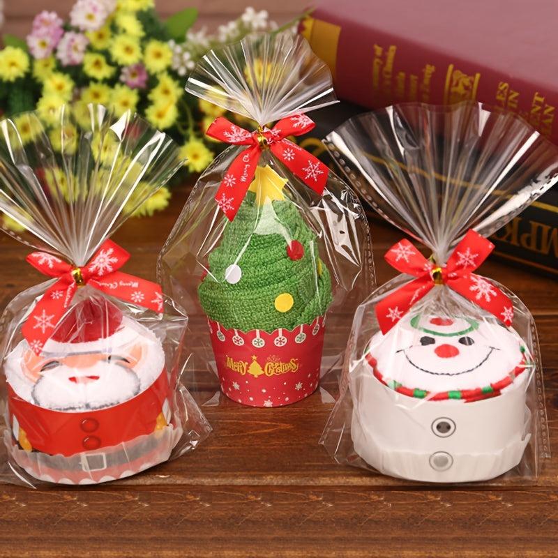 1pc Christmas Event Party Favors Gift Towel Christmas Party Supplies