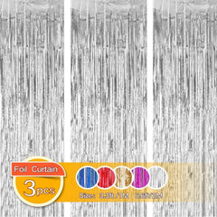 Laser Rain Curtain Party Decoration Silver Rain Curtain