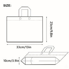 5pcs Makeup Women Pattern Plastic Tote Bags for Parties and Gifts