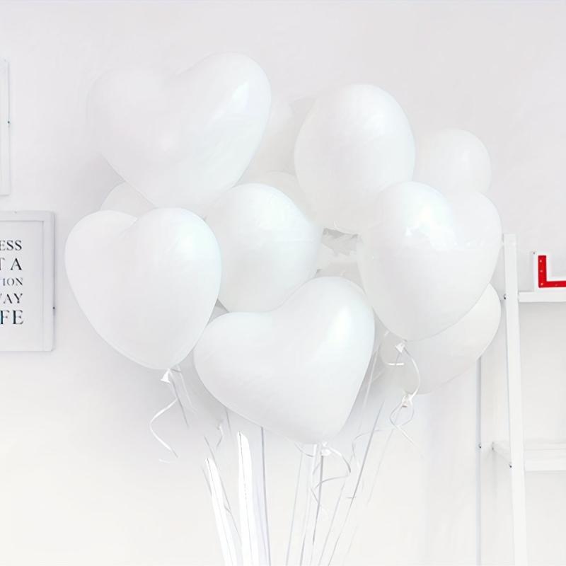 20pcs Heart Balloons for Proposals, Weddings & Celebrations