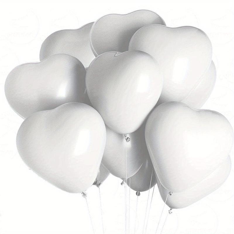 20pcs Heart Balloons for Proposals, Weddings & Celebrations