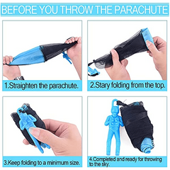 10pcs Tangle Parachute Toy for Kids - Outdoor Fun & Party Favors