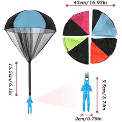 10pcs Tangle Parachute Toy for Kids - Outdoor Fun & Party Favors