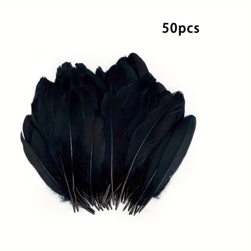 100pcs Goose Feathers 15-32cm for Halloween Party Decor