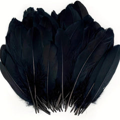 100pcs Goose Feathers 15-32cm for Halloween Party Decor