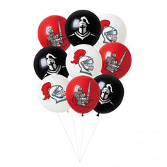 Medieval Knight Birthday Party Decorations Set - Castle Flag Balloons