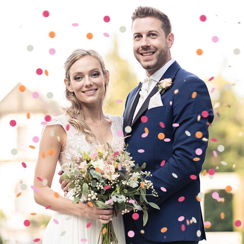 50g Round Confetti Paper for Birthday Wedding Baby Shower