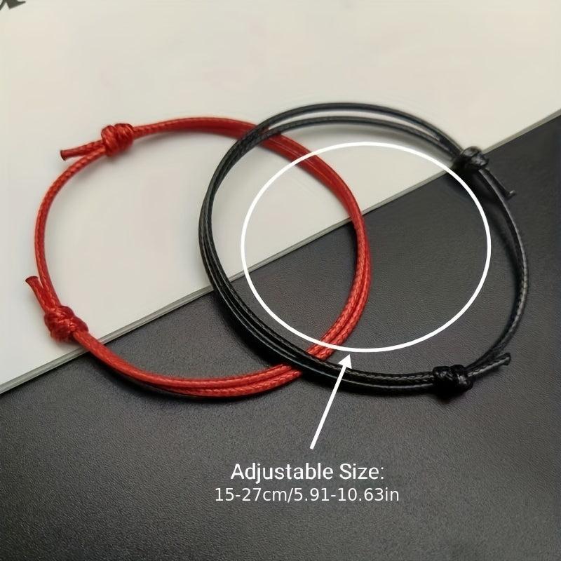5pcs Waterproof String Bracelet Lucky Bracelet Unisex Jewelry Gift