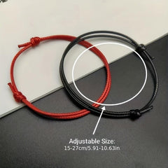 5pcs Waterproof String Bracelet Lucky Bracelet Unisex Jewelry Gift