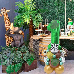 35pcs Animal Green Balloon Set 81 28 Cm Birthday Party Decoration Room Decor