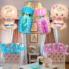 Baby Shower Decorations Gender Reveal Party Supplies Boy Girl Theme Kit