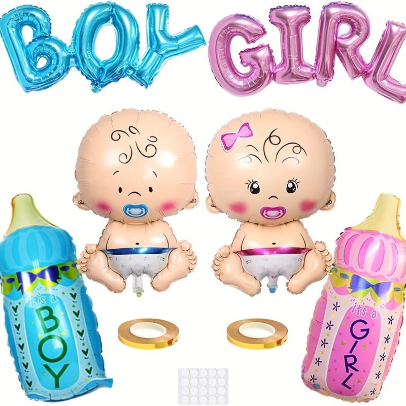 Baby Shower Decorations Gender Reveal Party Supplies Boy Girl Theme Kit