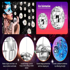 Disco Ball Curtains Party Decorations