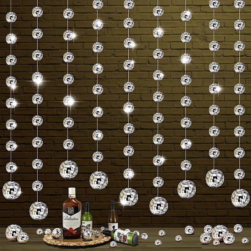 Disco Ball Curtains Party Decorations