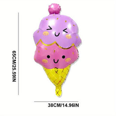 Summer Ice Cream Balloon Children's Birthday Party Decoration