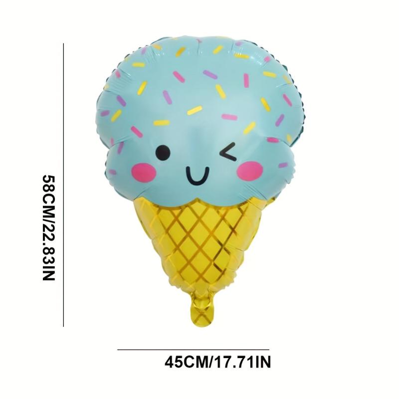 Summer Ice Cream Balloon Children's Birthday Party Decoration