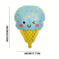 Summer Ice Cream Balloon Children's Birthday Party Decoration