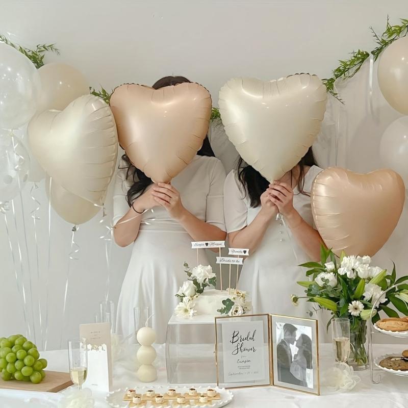 6pcs Love Shaped 18 Inch Aluminum Film Balloon Wedding Party Decoration