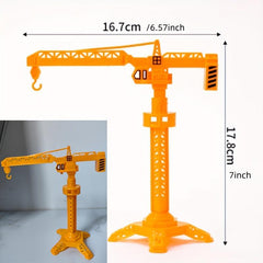 Road Barrier Road Sign Tower Hanging Mini Construction Vehicle Cake Decoration