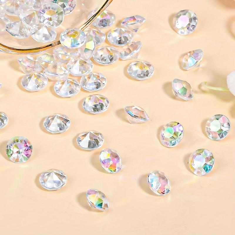 150pcs Acrylic Artificial Diamonds Wedding Decoration Vase Fillers Party DIY