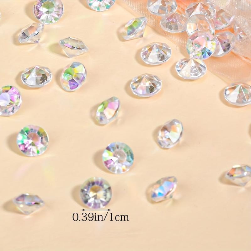 150pcs Acrylic Artificial Diamonds Wedding Decoration Vase Fillers Party DIY