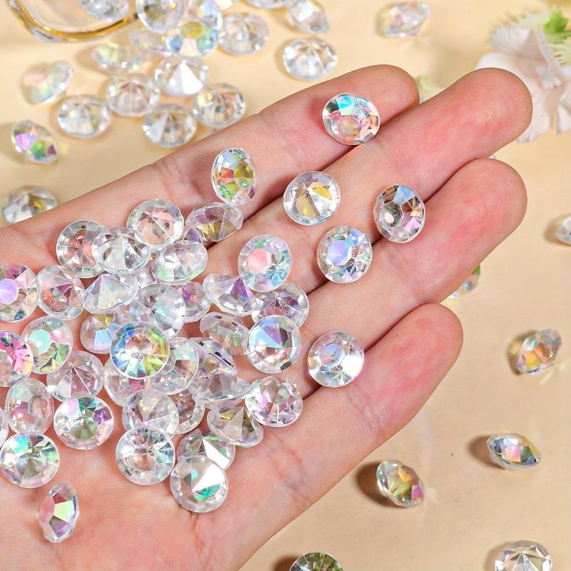 150pcs Acrylic Artificial Diamonds Wedding Decoration Vase Fillers Party DIY