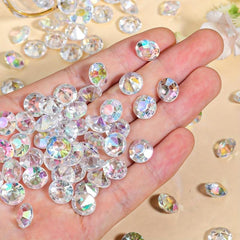 150pcs Acrylic Artificial Diamonds Wedding Decoration Vase Fillers Party DIY