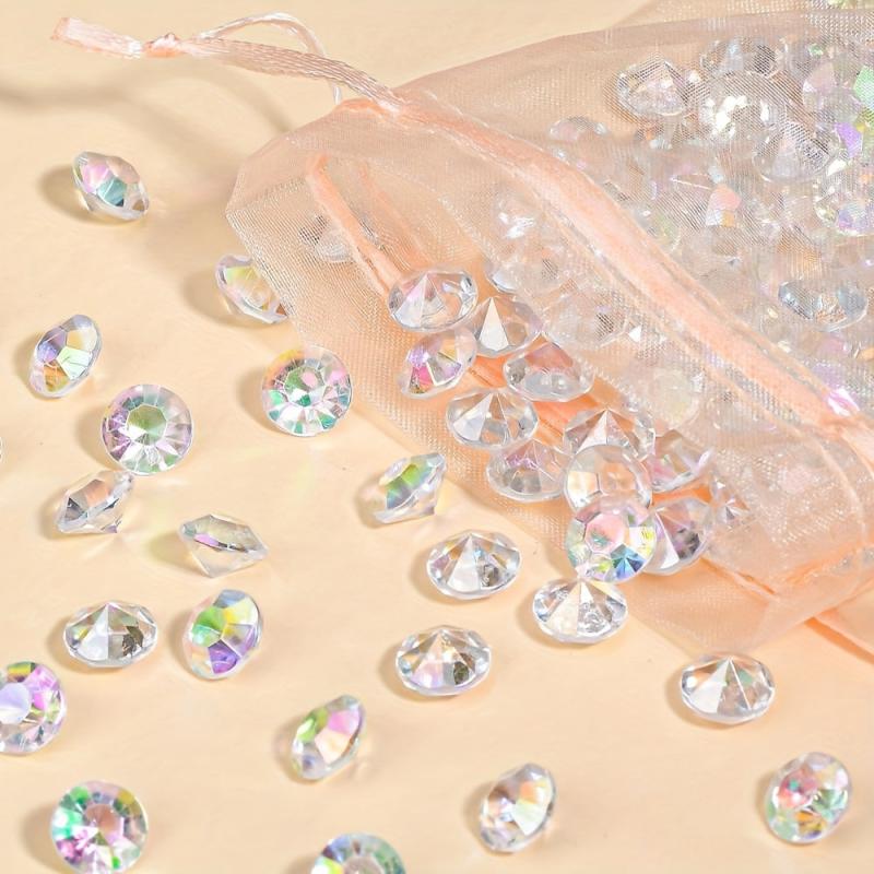 150pcs Acrylic Artificial Diamonds Wedding Decoration Vase Fillers Party DIY