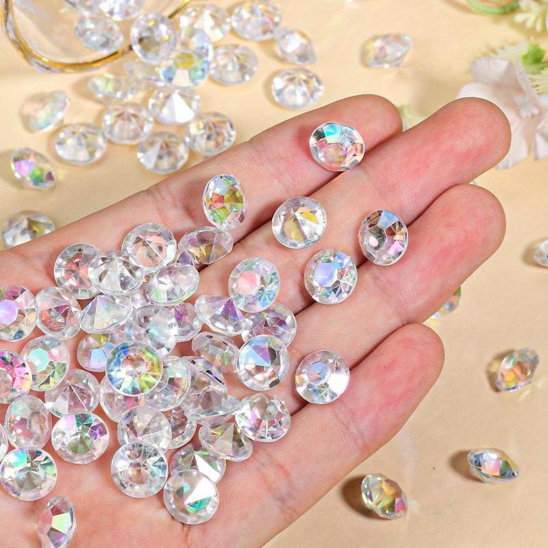 150pcs Acrylic Artificial Diamonds Wedding Decoration Vase Fillers Party DIY