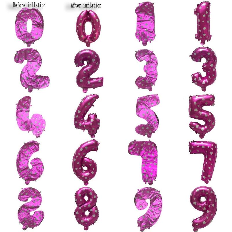 40 Aluminum Film Balloons English Letters A T Activity Background Decor