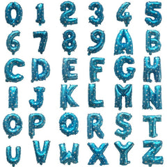 40 Aluminum Film Balloons English Letters A T Activity Background Decor
