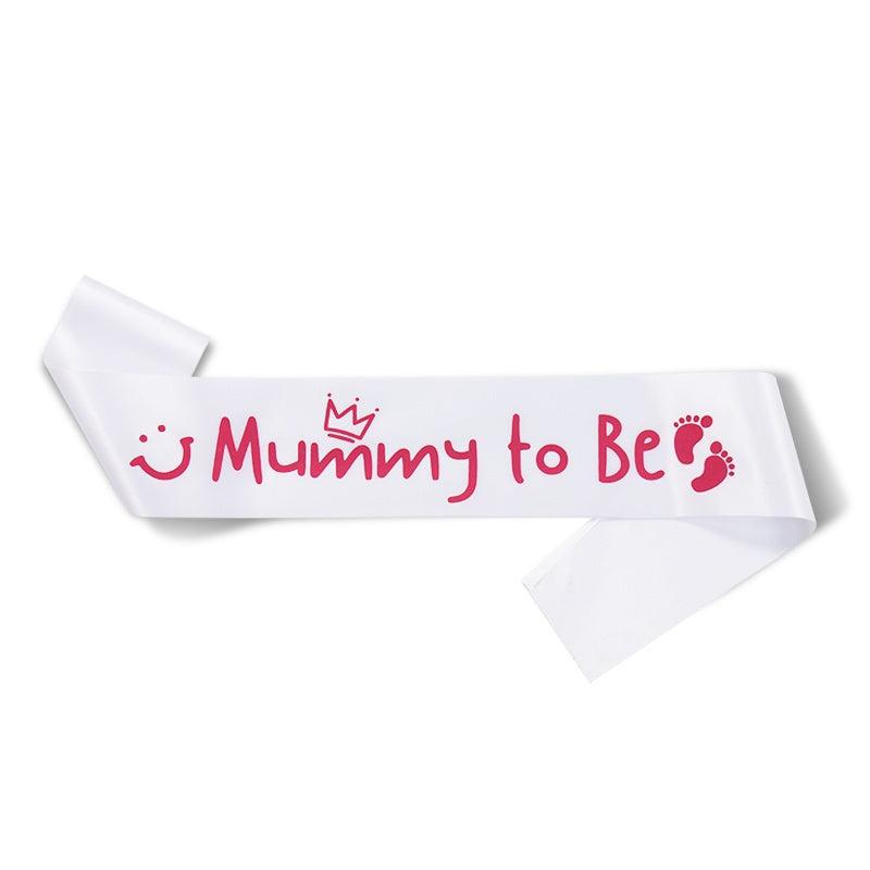 Mummy To Be Sash Daddy To Be Sash Baby Shower Party Decoration Gender Reveal