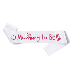 Mummy To Be Sash Daddy To Be Sash Baby Shower Party Decoration Gender Reveal