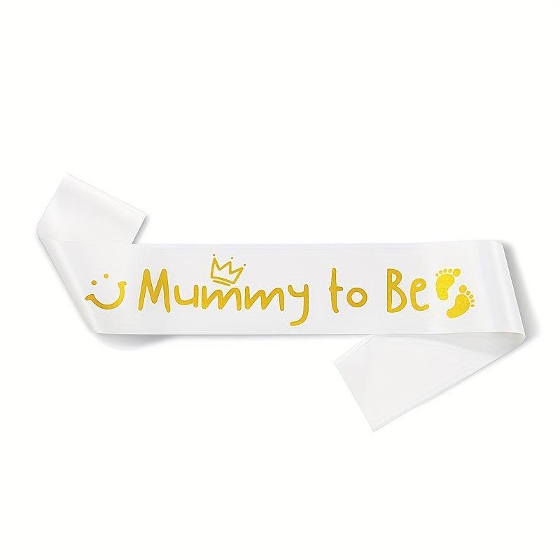 Mummy To Be Sash Daddy To Be Sash Baby Shower Party Decoration Gender Reveal