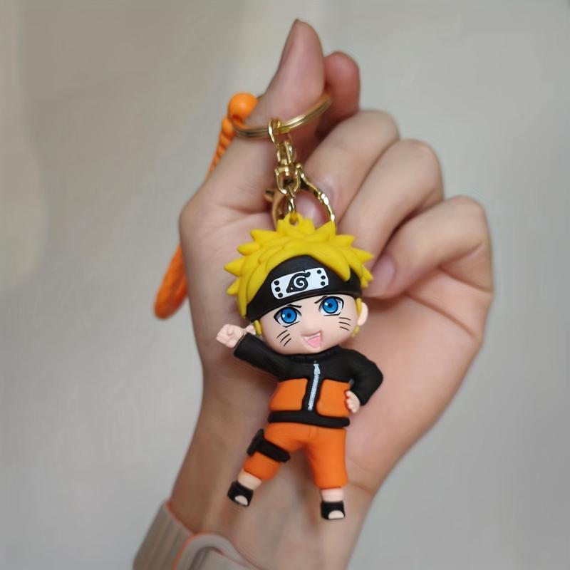 Cartoon Anime Doll Braided Rope Keychain Backpack Pendant