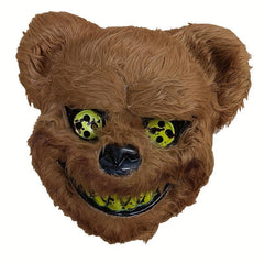 Halloween Plush Teddy Bear Mask Masquerade Animal Luminous Model